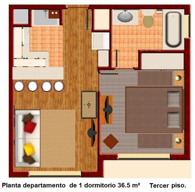 Depto Parque Suizo 800 Apartment Pucon Bagian luar foto